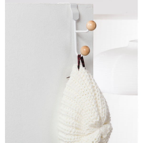 Dvojitý vešiak Compactor White Woody