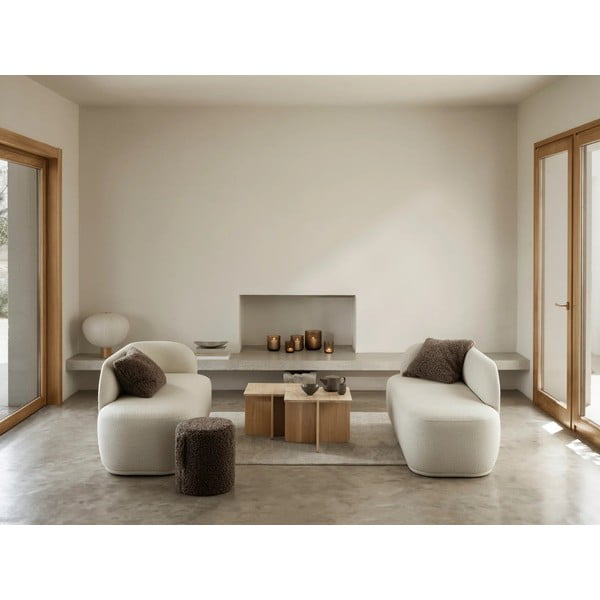 Obliečka na vankúš z materiálu bouclé 50x50 cm Teddy – Blomus-image-3