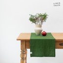 Ľanový behúň na stôl 40x200 cm True Green – Linen Tales