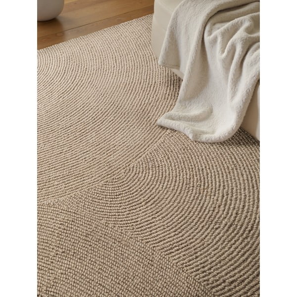 Béžový ručne tkaný vlnený koberec 200x300 cm Eleni Light Beige – Hanse Home-image-3
