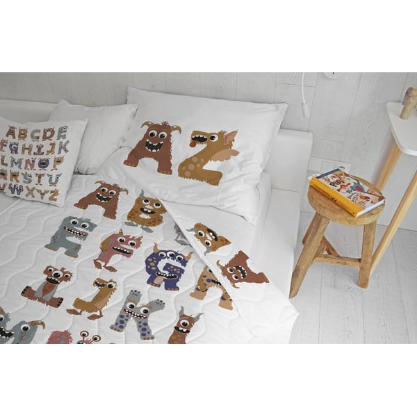 Prešívaná deka a obliečka na vankúš v súprave z bavlneného saténu 140x200 cm – Butter Kings-image-1