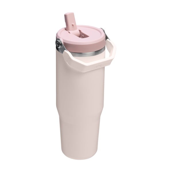 Svetloružová termoska z nehrdzavejúcej ocele 890 ml IceFlow™ Flip Straw 2.0 Tumbler Rose Quartz – Stanley-image-1