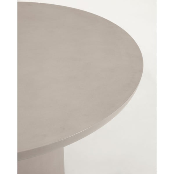 Betónový záhradný jedálenský stôl ø 110 cm Taimi – Kave Home-image-2
