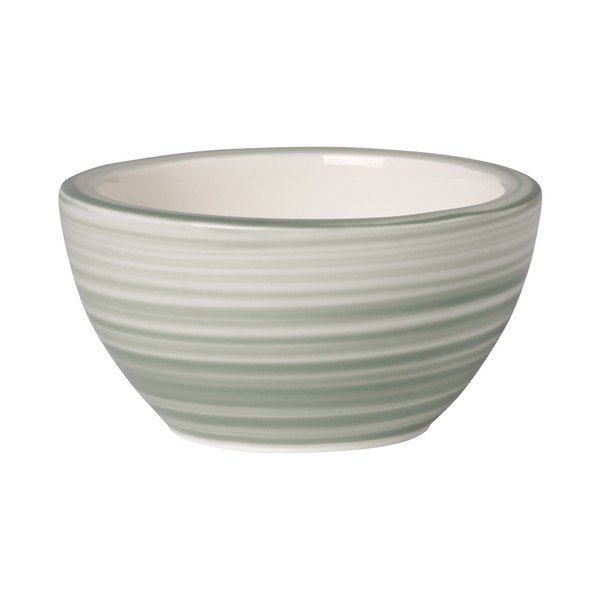 Zeleno-biela porcelánová miska na omáčku Villeroy & Boch Artesano Nature, 8 cm