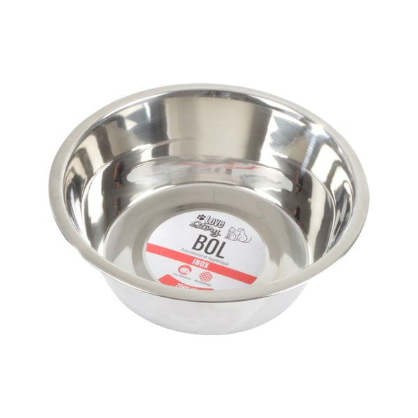 Miska pre psa z nehrdzavejúcej ocele ø 25 cm – Love Story-image-2