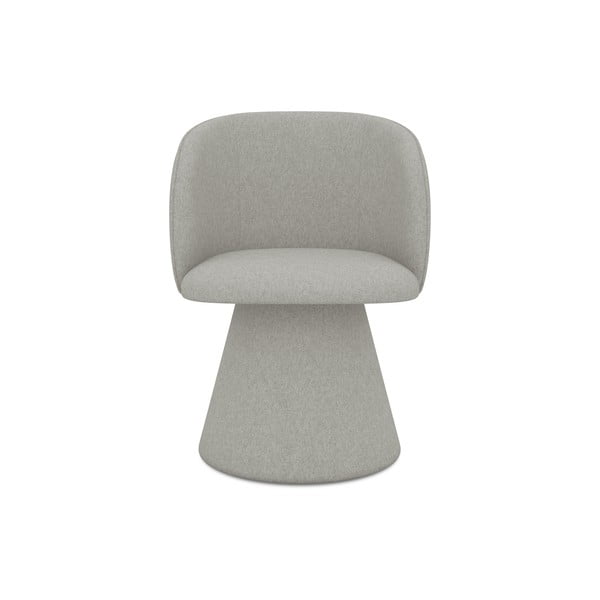 Svetlosivé čalúnené jedálenské kreslo Maia – Makamii-image-1