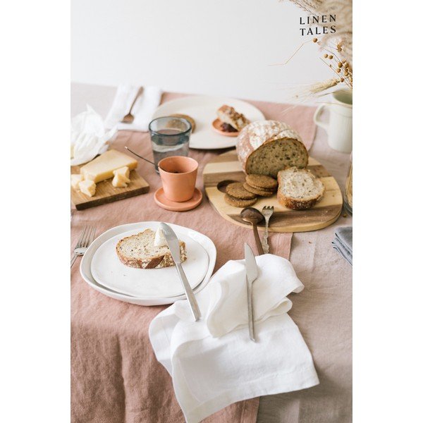 Súprava 2 bielych ľanových obrúskov Linen Tales-image-1