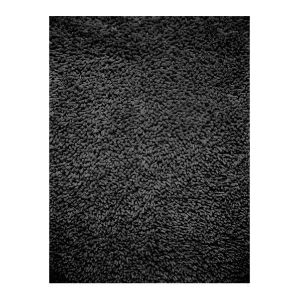 Vlnený koberec Dutch Carpets Rockey Black Uni, 200 x 300 cm