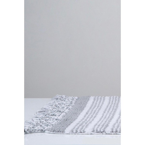 Sivá bavlnená kúpeľňová predložka Foutastic Martil, 60 x 90 cm-image-2