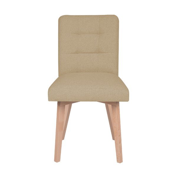 Béžová jedálenská stolička Mazzini Sofas Tulip