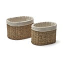 Košíky z morskej trávy v súprave 2 ks 35x25x25 cm Tossa – Kave Home