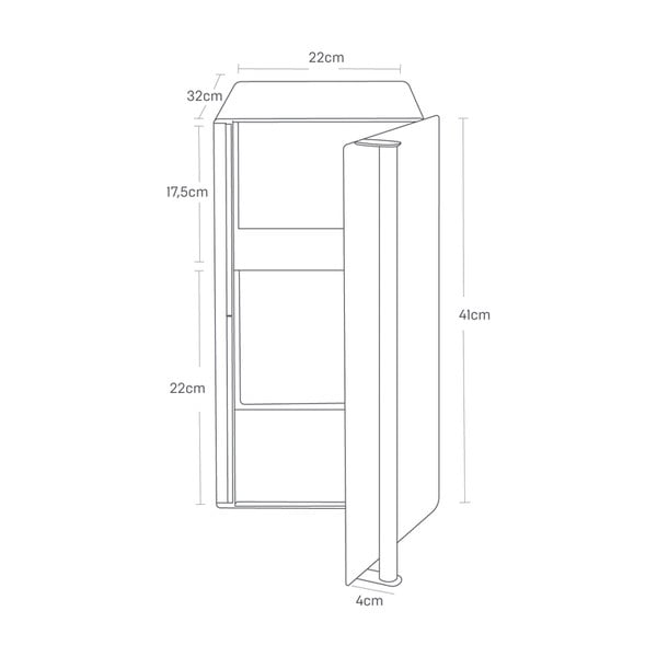Kovový chlebník Tosca – YAMAZAKI-image-3