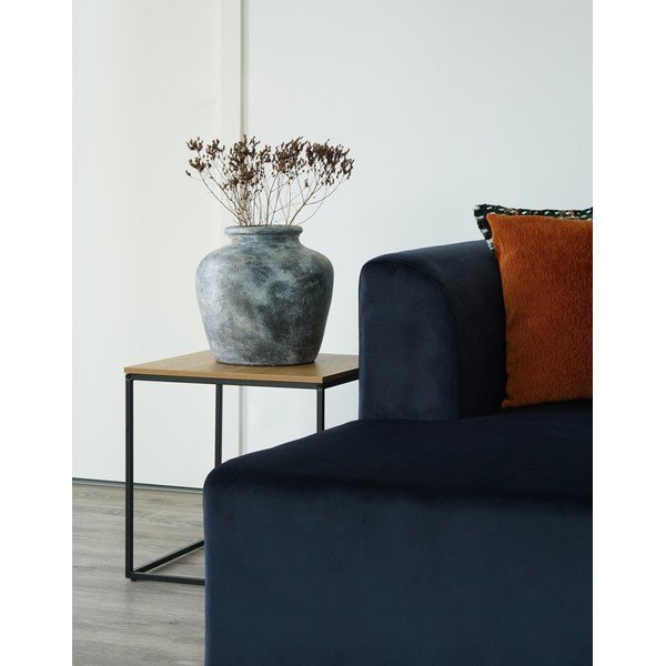 Odkladací stolík s doskou v dubovom dekore House Nordic Vita, 45 x 45 cm-image-1