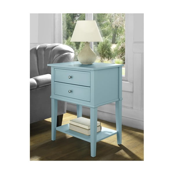 Svetlomodrý nočný stolík Franklin – Støraa-image-1
