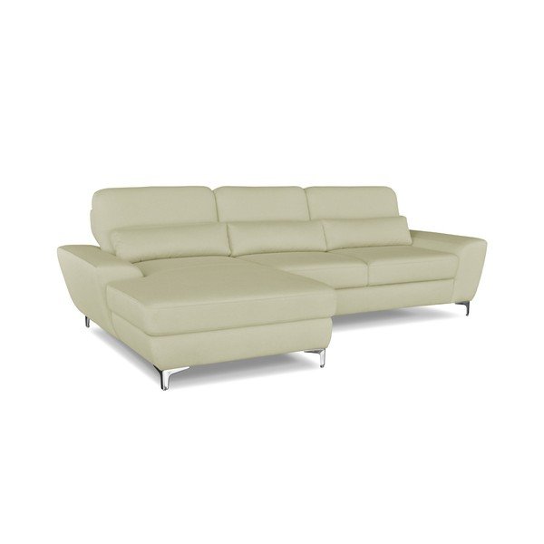 Krémová rohová rozkladacia pohovka Windsor & Co. Sofas Omega, ľavý roh-image-2