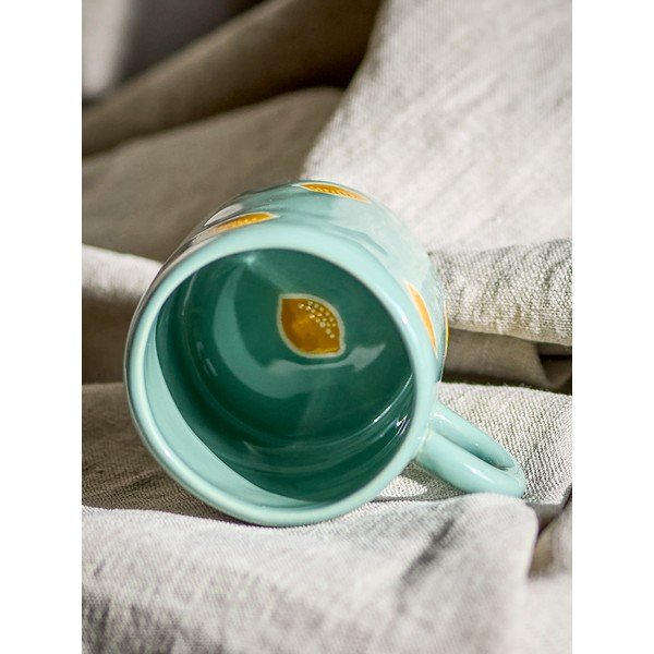 Sivozelený kameninový detský hrnček 230 ml Agnes – Bloomingville Mini-image-4