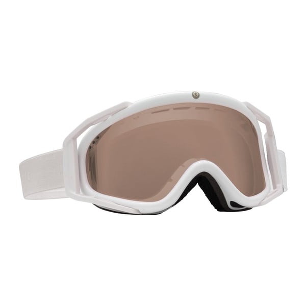 Dámske lyžiarske okuliare Electric RIG5 Gloss White - Bronze, veľ. M