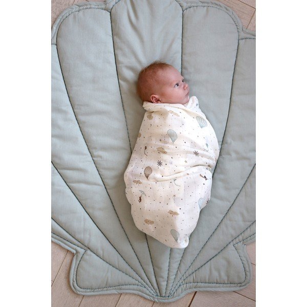 Slonovinová plienka z Bio bavlny 120x120 cm Dreamland – Cam Cam Copenhagen-image-1