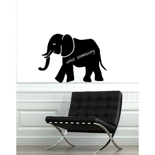 Nástenná tabuľová samolepka Elephant
