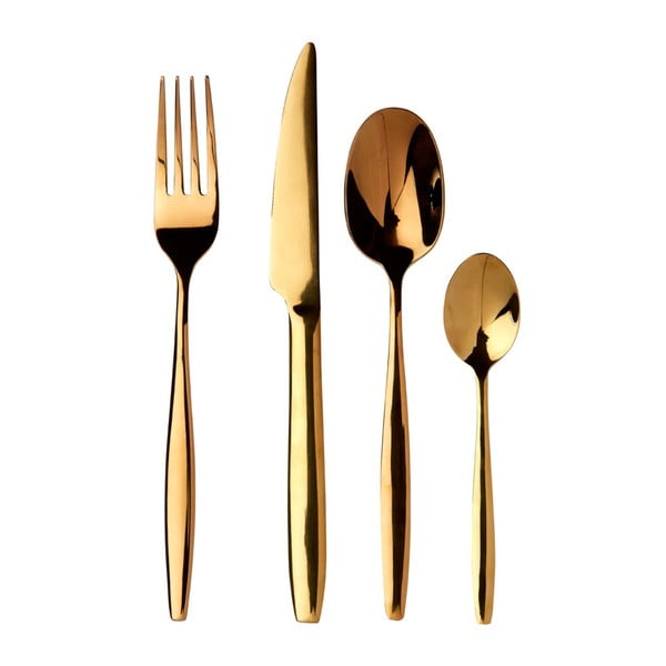 Súprava 16 príborov z antikoro ocele Premier Housewares Aura