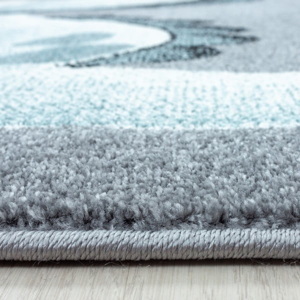 Modro-sivý detský koberec ø 160 cm Bambi – Ayyildiz Carpets-image-3