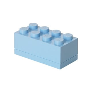 Svetlomodrý úložný box LEGO® Mini Box