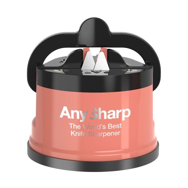 Terakotovooranžová brúska s prísavkou Gift Company AnySharp