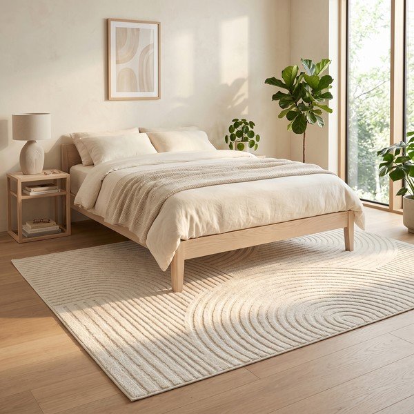 Krémovobiely koberec 120x170 cm Whirl – ESTE-image-2