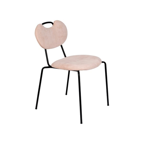 Svetloružové jedálenské stoličky v súprave 2 ks Aspen - White Label