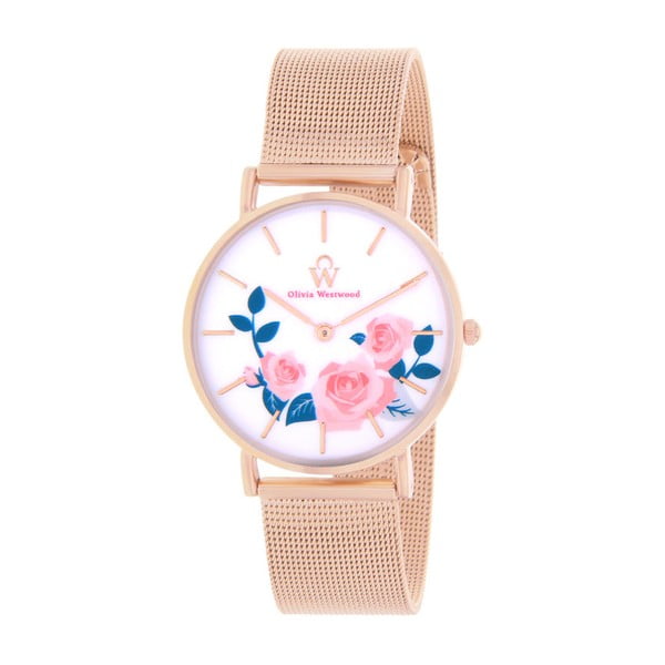 Dámske hodinky s remienkom vo svetloružovej farbe Olivia Westwood Telo