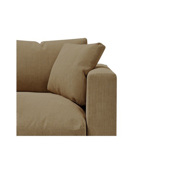 Béžová menčestrová pohovka 220 cm Comfy – Scandic-image-2