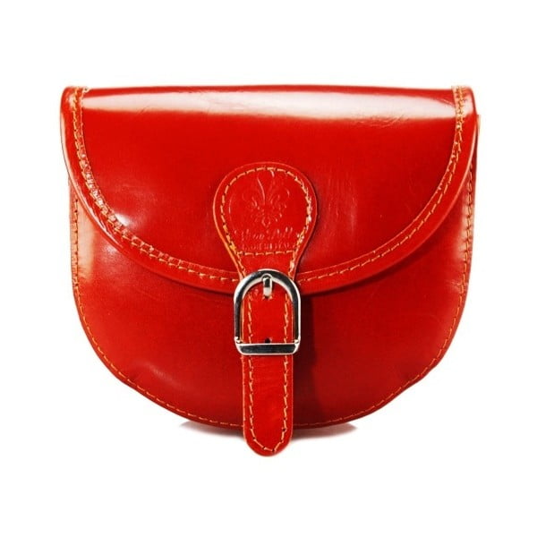 Červená kabelka z pravej kože GIANRO' Trudo
