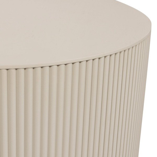 Béžový okrúhly konferenčný stolík ø 60 cm Sanne – WOOOD-image-2