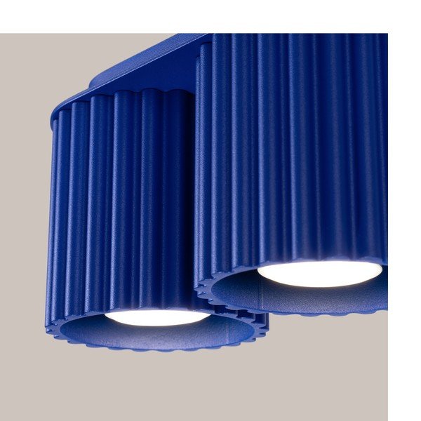 Modré kovové bodové svietidlo 10x21 cm Zora – Sollux-image-3