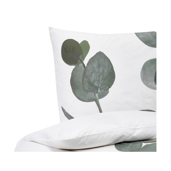Biele obliečky z bavlneného perkálu 200x135 cm Eukalyptus - Westwing Collection-image-2