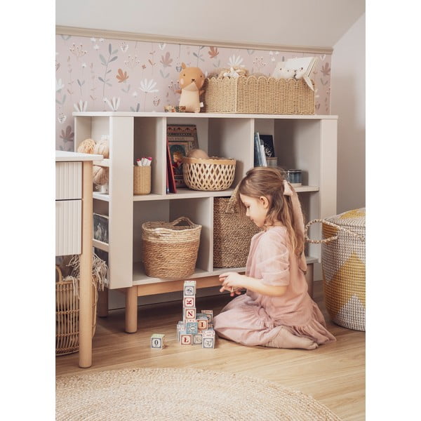 Béžová detská knižnica 120x40 cm Miloo – Pinio-image-1