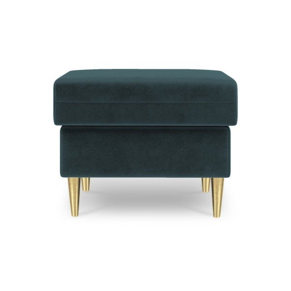 Petrolejovomodrý puf Mazzini Sofas Muguet, 60 × 45 cm-image-2