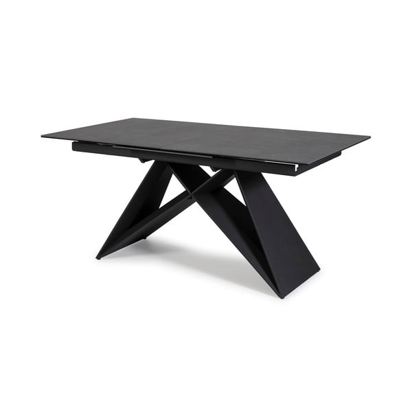 Čierny rozkladací jedálenský stôl Marckeric Hara-image-3