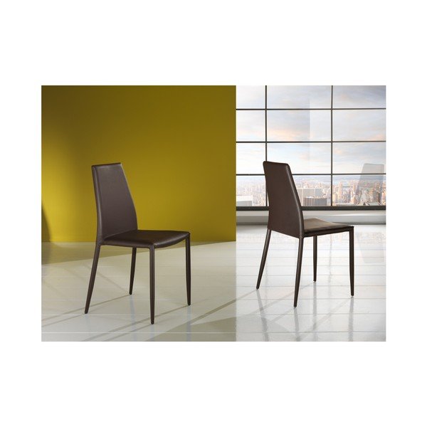 Hnedé jedálenské stoličky v súprave 2 ks Lion – Tomasucci-image-3