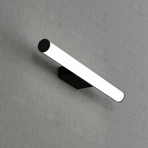 Čierne nástenné svietidlo SULION Caspio, dĺžka 60 cm-image-1