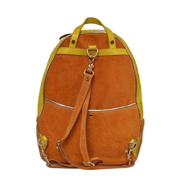 Batoh Carla Ferreri Cognac Giallo-image-1