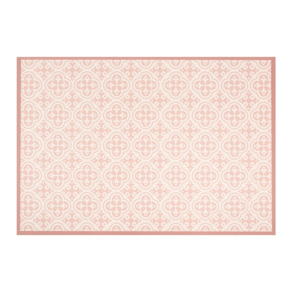 Marhuľovoružový vinylový koberec Zala Living Sia, 65 × 100 cm