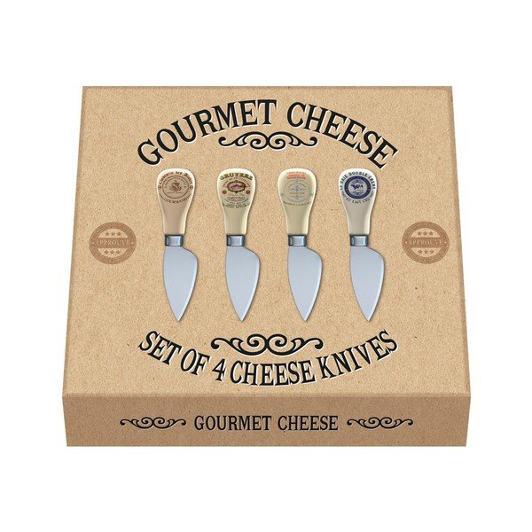 Sada 4 nožov na syry Creative Tops Gourmet Cheese-image-1