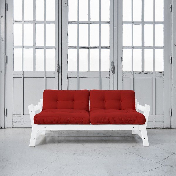 Rozkladacia pohovka Karup Step White/Red-image-1