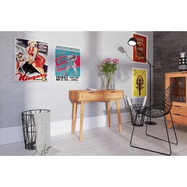 Toaletný stolík z bukového dreva 90x40 cm Greg - The Beds-image-1