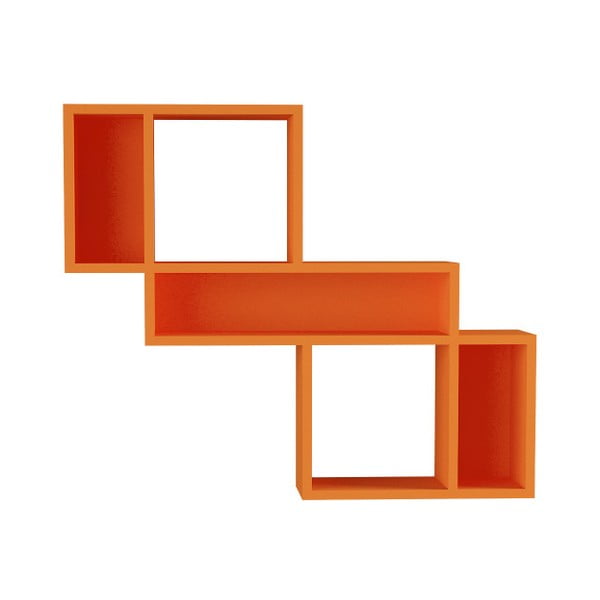 Oranžová polica Mobito Design Loop