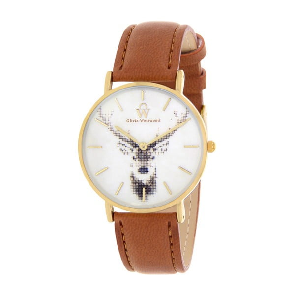 Dámske hodinky s remienkom v hnedej farbe Olivia Westwood Peronna