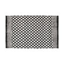 Čiern-obiela kúpeľňová predložka z recyklovaného plastu 50x80 cm Tara – Wenko