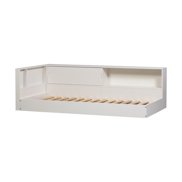 Biela jednolôžková posteľ z borovicového dreva bez roštu 90x200 cm Carter – WOOOD-image-2