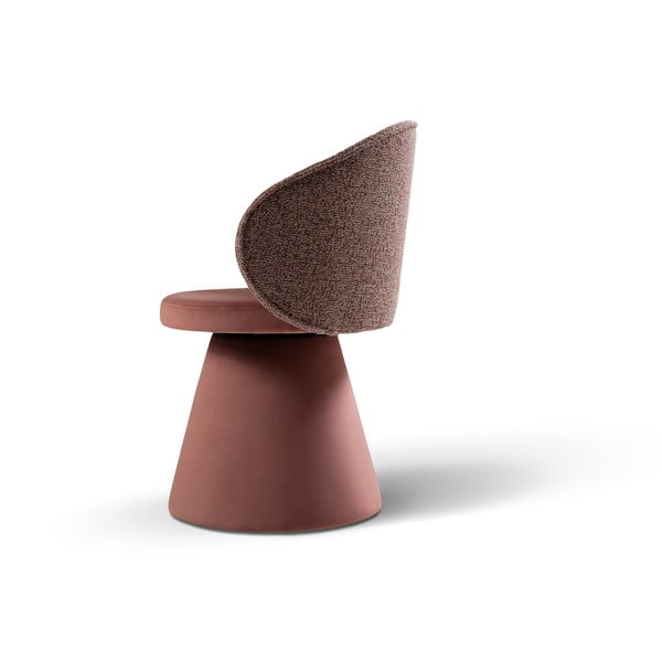 Ružové zamatové kreslo Inez – Micadoni -image-3